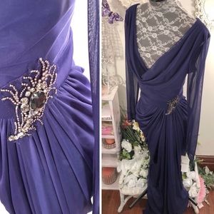 Purple gown